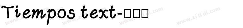 Tiempos text字体转换